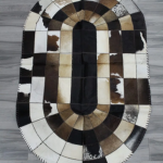 HANDMADE 100% Natural COWHIDE RUG  | Hair on Leather Cowhide Carpet