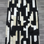 HANDMADE 100% Natural COWHIDE RUG  | Hair on Leather Cowhide Carpet