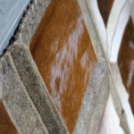 HANDMADE 100% Natural COWHIDE RUG  | Hair on Leather Cowhide Carpet