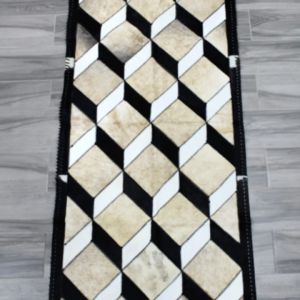 HANDMADE 100% Natural COWHIDE RUG  | Hair on Leather Cowhide Carpet