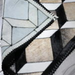 HANDMADE 100% Natural COWHIDE RUG  | Hair on Leather Cowhide Carpet