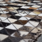 HANDMADE 100% Natural COWHIDE RUG  | Hair on Leather Cowhide Carpet