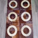 سجادة من جلد البقر الطبيعى المغطى بالشعر - صناعة يدوية