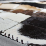 HANDMADE 100% Natural COWHIDE RUG  | Hair on Leather Cowhide Carpet